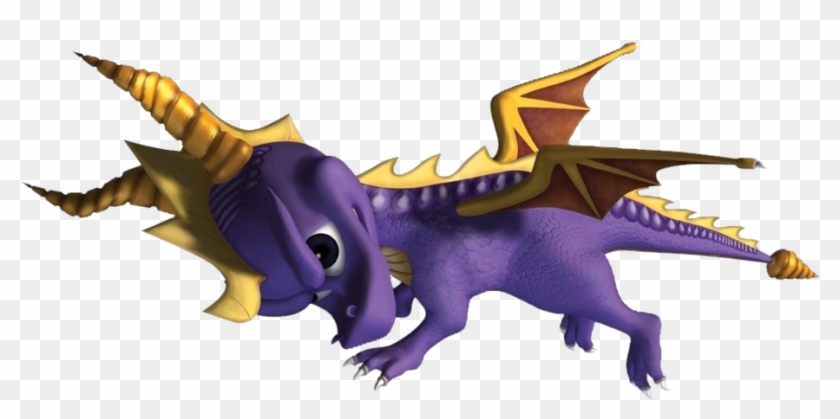 Spyro The Dragon - Spyro The Dragon Flying Clipart