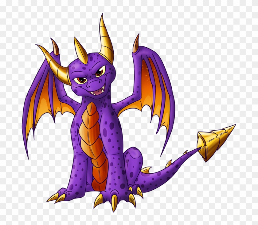 Skylander Spyro - Cartoon Clipart