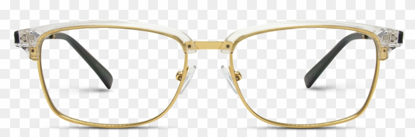 Rectangular Modern Metal Frame - Glasses Clipart #2607226