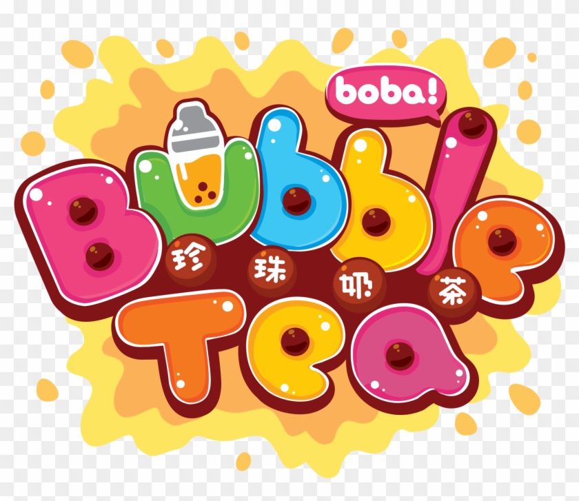 Sling Boba Drinks With Cute Ingredients In Bubble Tea Clipart #2607707