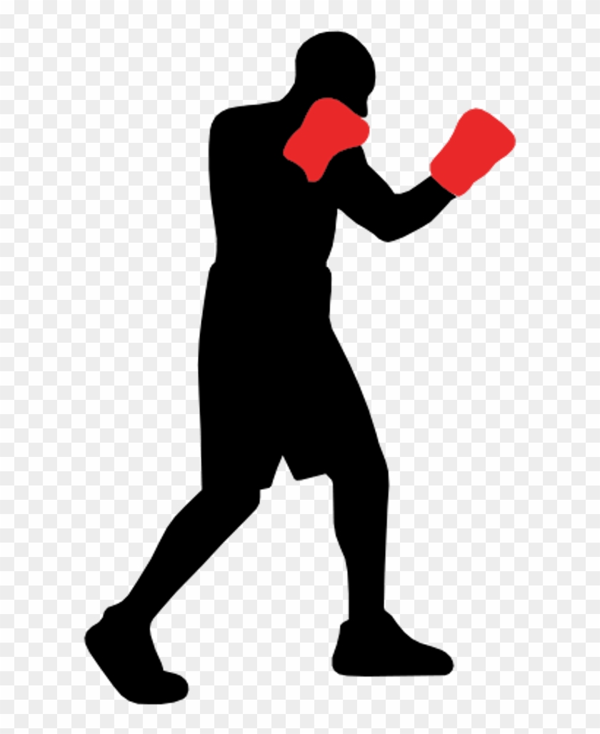 Boxing Silhouette Png Transparent Background - Ссср Бокс Clipart