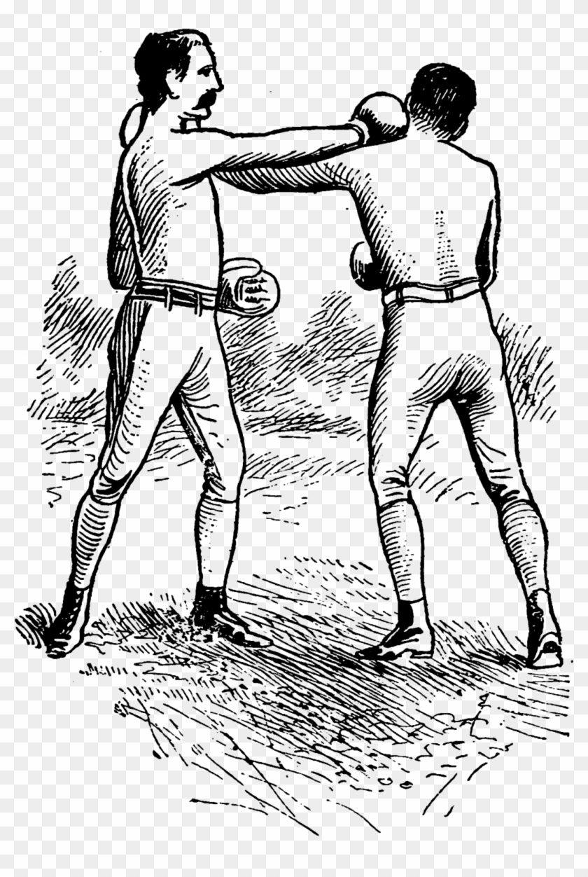 File Athletics And Manly - Russian Fist Fighting Clipart #2608165
