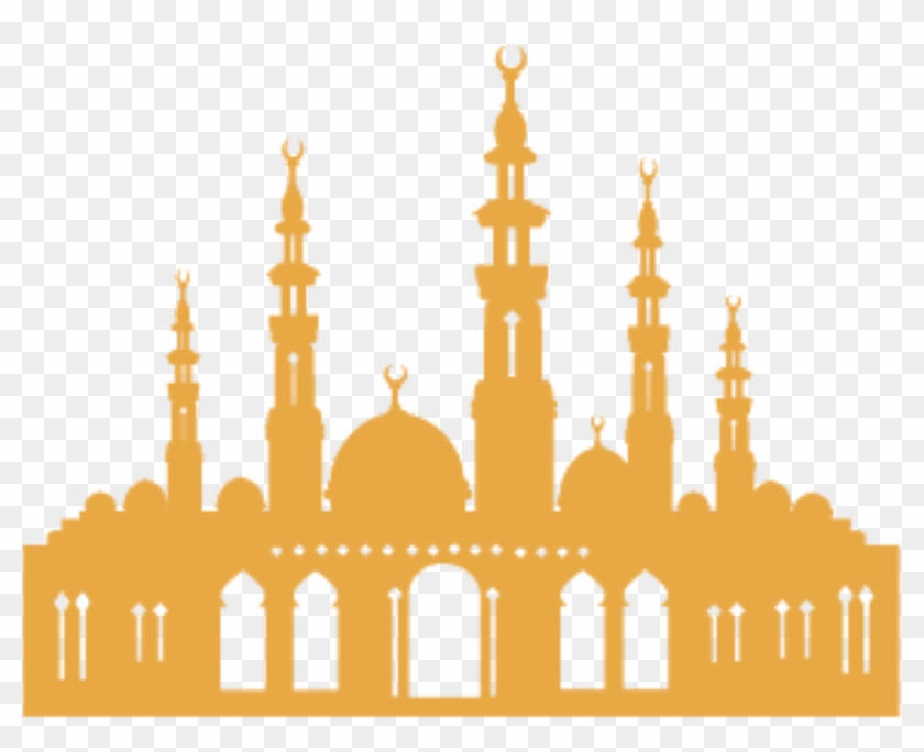 Mecca Islam Church Silhouette Transprent Ⓒ - Islamic Church Png Clipart