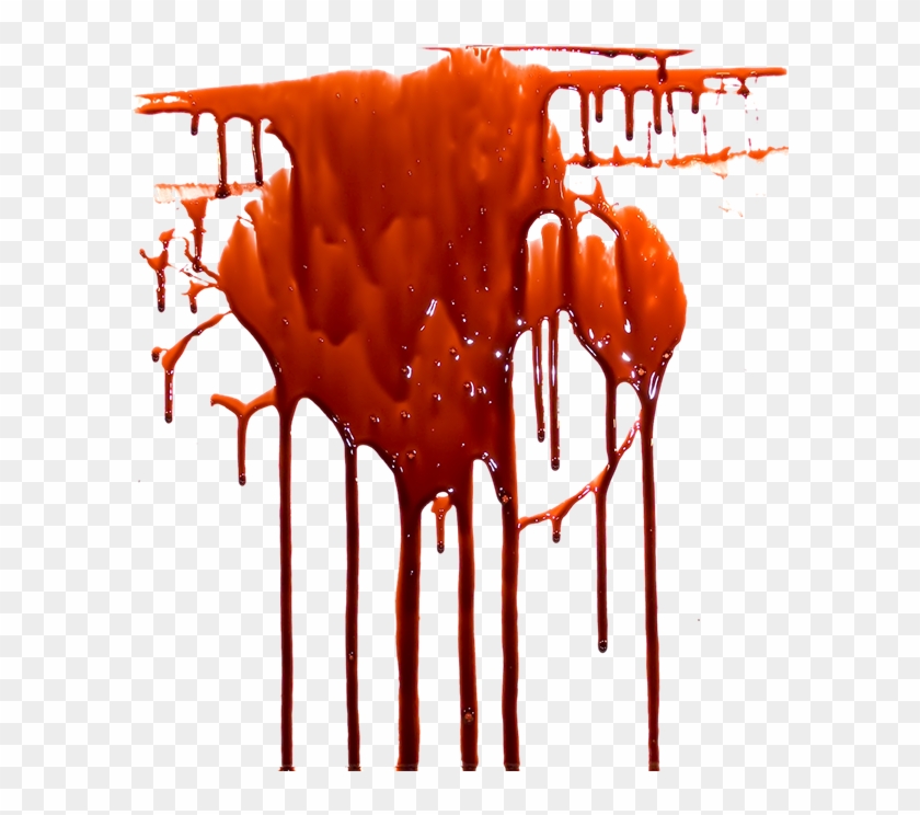 Blood Dripping Background - Кров Png Clipart