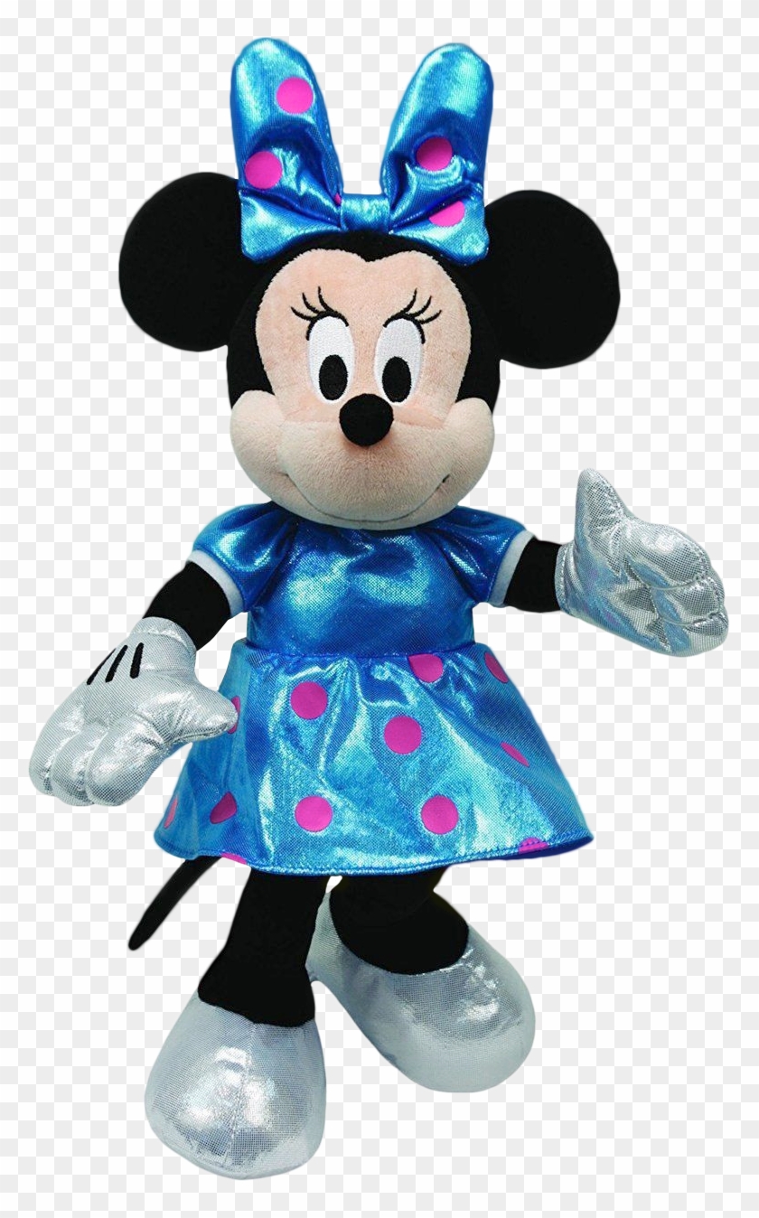 Disney - Minnie Azul Pelucia Clipart