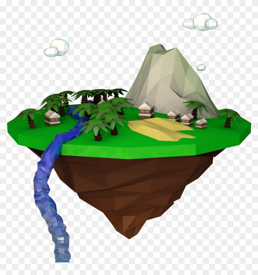 Low Poly 3d Render Polygon Png Image - Illustration Clipart