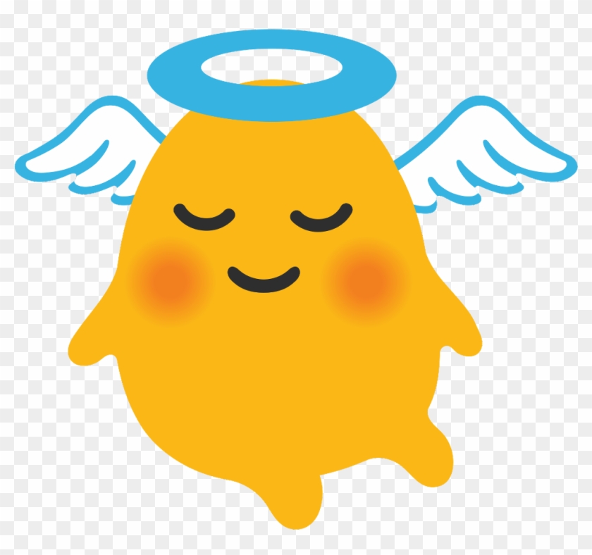 Angel Sticker - Baby Angel Emoji Android Clipart #2609787
