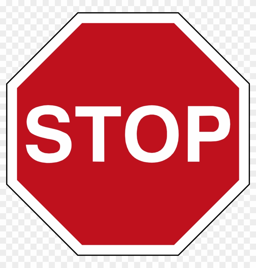 Stop Sign - Road Safety Signs In Jamaica Clipart #2610096
