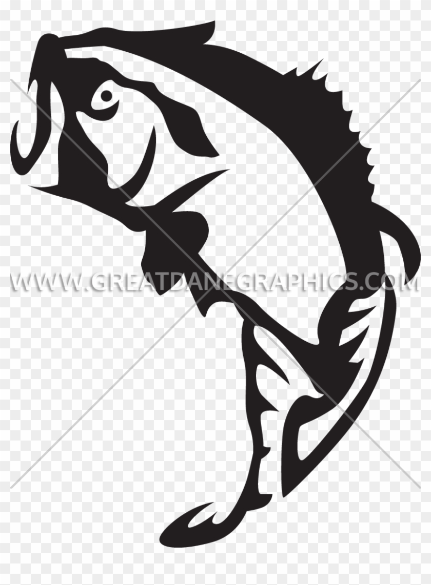 Bass Fish Stencil Search Result Cliparts For Bass Fish - Illustration - Png Download #2610197