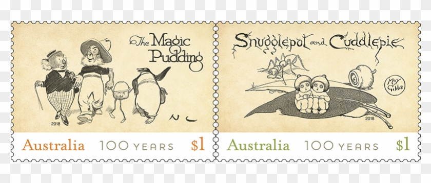 Children's Bush Classics Stamp Set - Postage Stamp Clipart #2610411