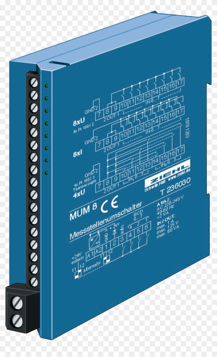 Measuring Point Change-over Switch Type Mum8 - Not Aus Schaltgerät Atex Clipart