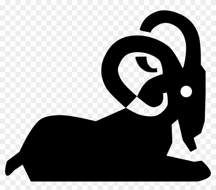 Aries Astrology Zodiac Png Image - Aries Ram Transparent Clipart