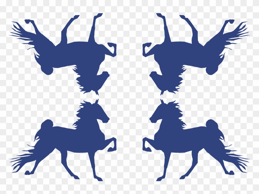 Racking Horse Silhouette - Rack On Saddlebred Sketch Clipart #2611125