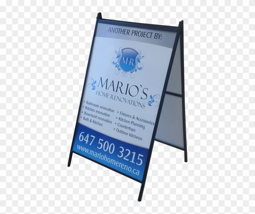 A-frame Sidewalk Signs - Banner Clipart #2611253