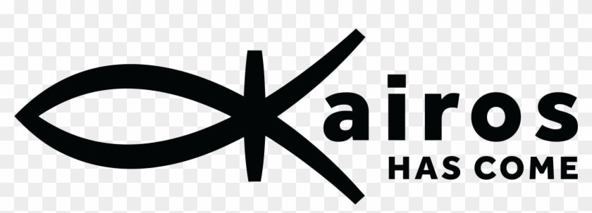 Kairos Fish Black Full Size Download Seekpng Png Black - Livraria Evangelica Clipart #2611554