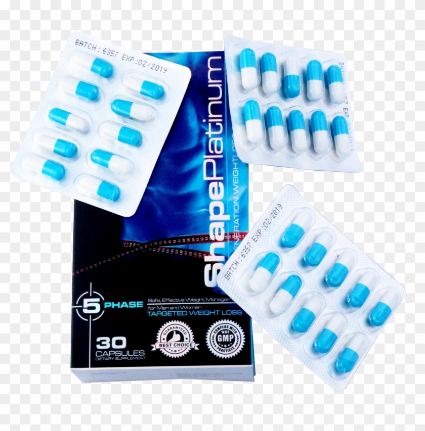 Shape Platinum Weight Loss , Png Download - Platinum Shape Pills Clipart #2611555