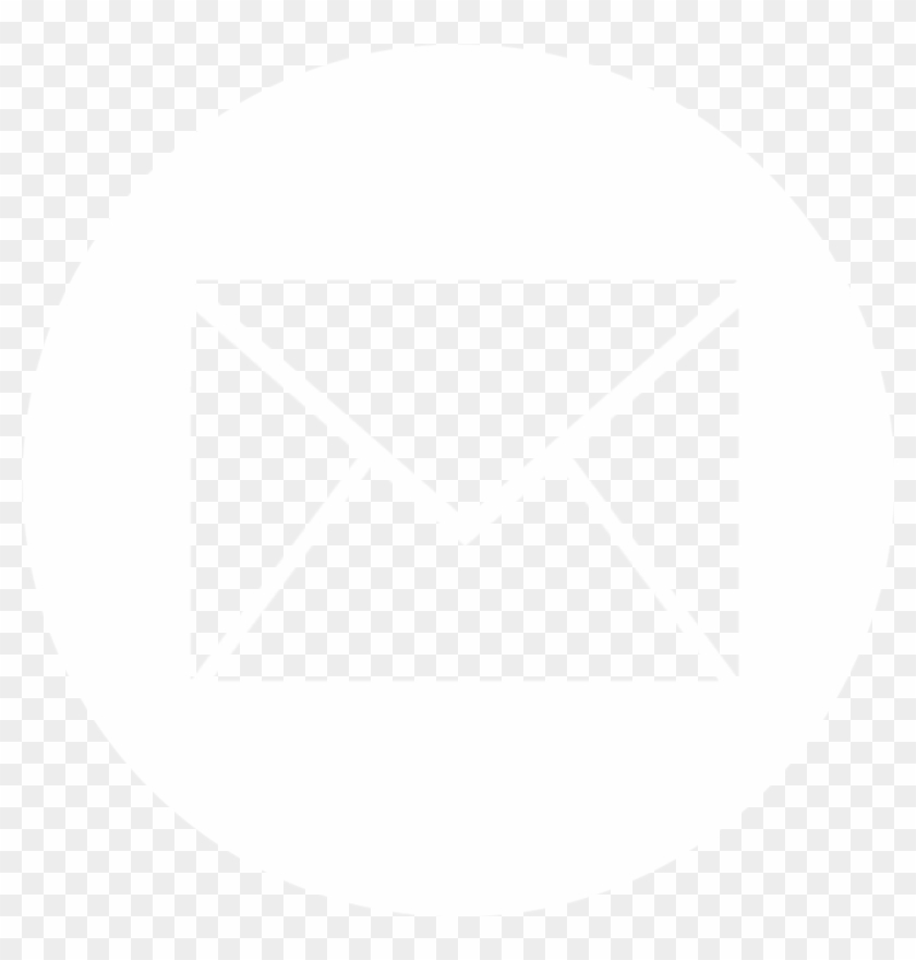 Email Icon - Email Icon Round White Png Clipart