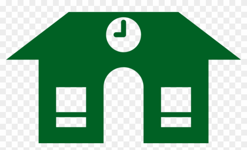 Inspirational School Icon - School House Svg Clipart #2611923