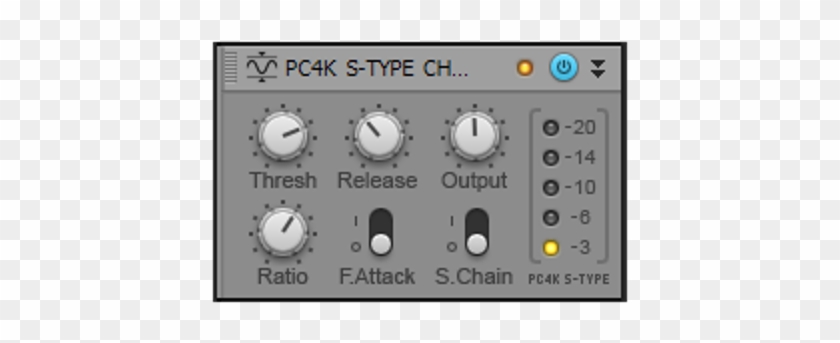 Pc4k S-type Channel Compressor Module For Prochannel - Control Panel Clipart #2612086