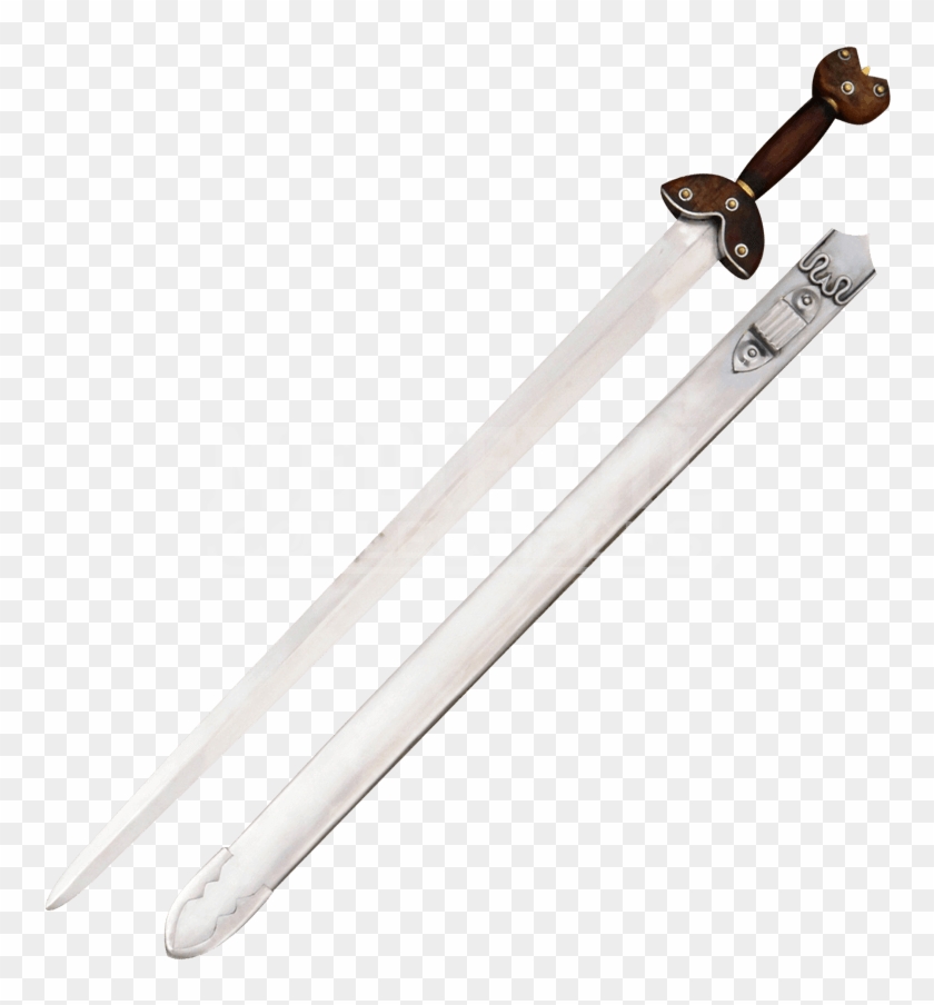 La Tene Celtic Short Sword - Sabre Clipart #2612201