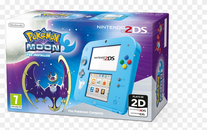 Svg Library Download Buy Ds Special Edition Pok Mon - Nintendo 2ds Sun And Moon Clipart #2612356