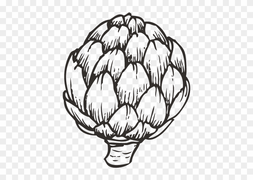 Banner Download Artichoke Drawing Asparagus - Hot Air Balloon Clipart #2612373