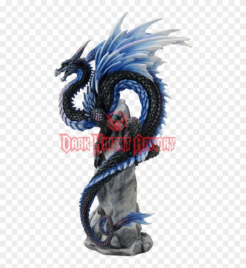 Sapphire Statue Png - Sculpture Of A Dragon Clipart #2612377