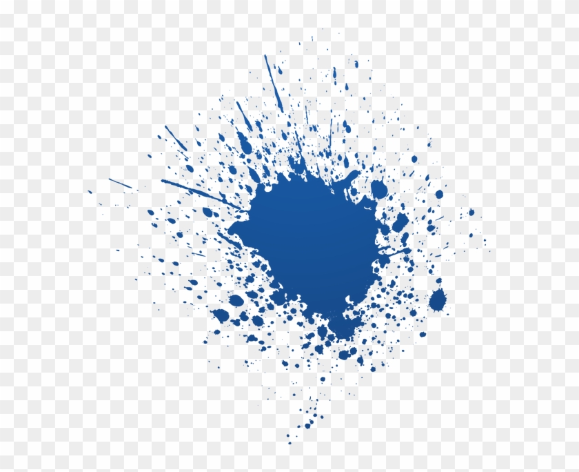 Gold Stain Pictures - Blue Colour Splash Png Clipart #2612642