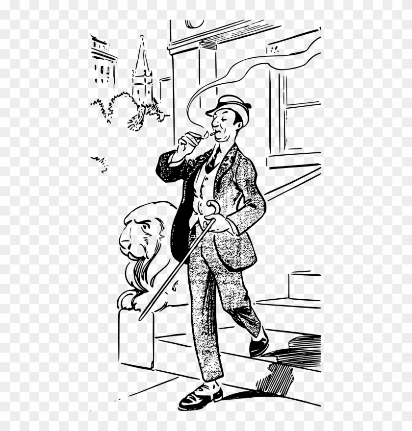 Factory Clipart Smoking - Smoking Carefree - Png Download #2612941