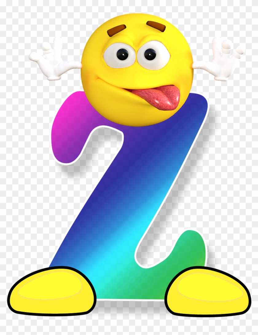 Abc Alphabet Smiley Letters Png Image - Smiley Z Clipart