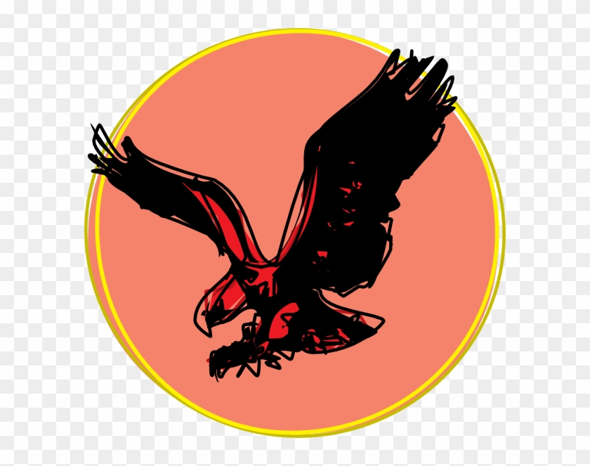 Eagle Scribble With Sun Svg Clip Arts 600 X 583 Px - Eagle Sun Png Transparent Png #2613308