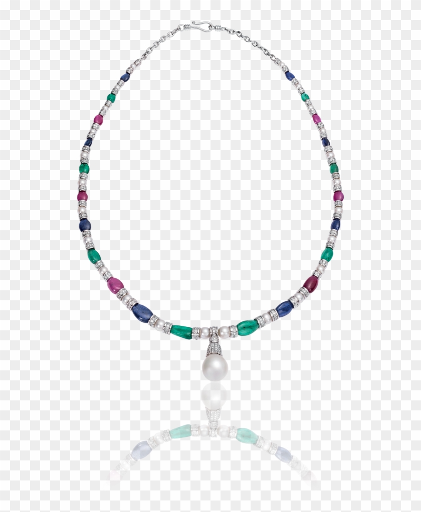 Keissar Necklace - Fine Ruby Necklace Clipart