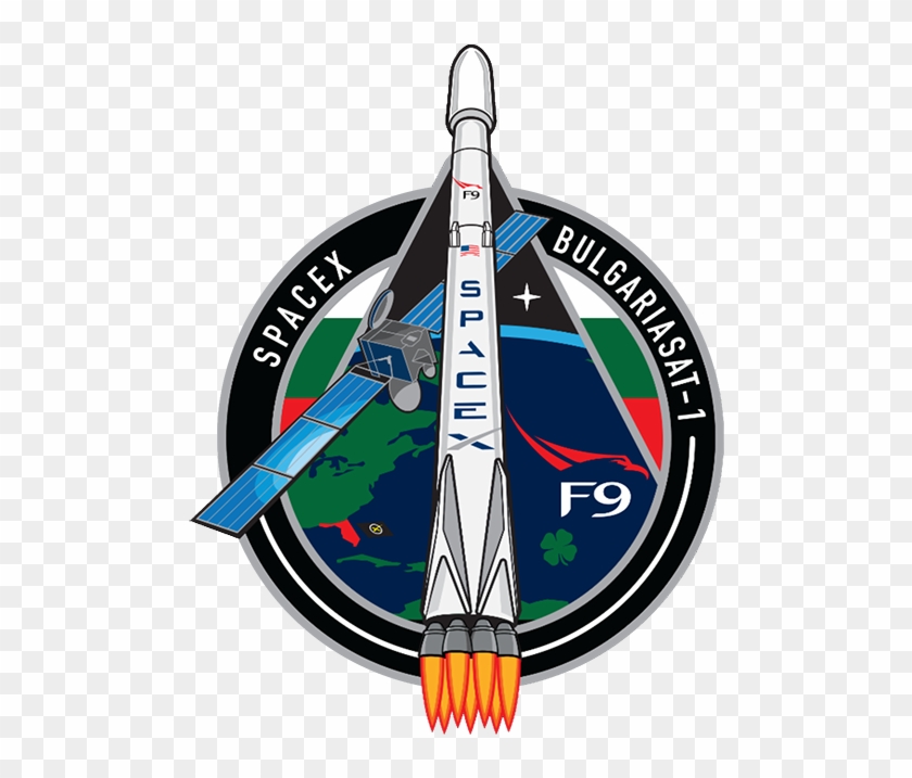 Mission Patch - Falcon 9 Bulgariasat Clipart