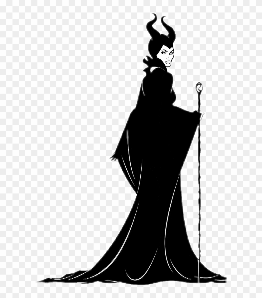 #wicked #maleficent - Cartoon Black And White Maleficent Clipart #2614343