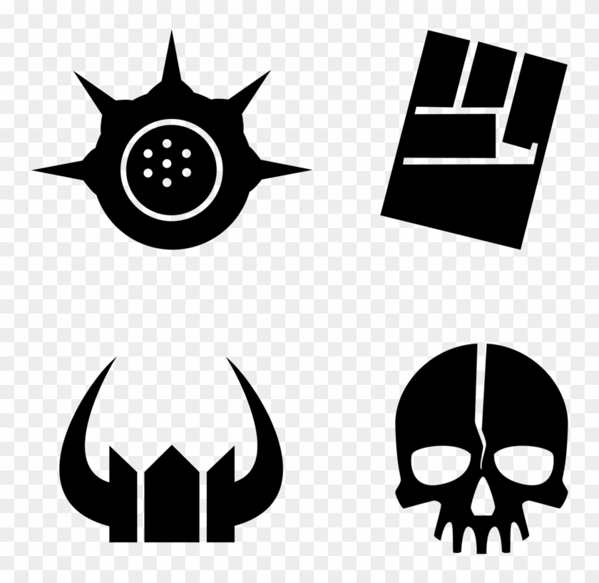 Character Icons Free Characters - Black Rock Shooter Logo Vector Clipart #2614458