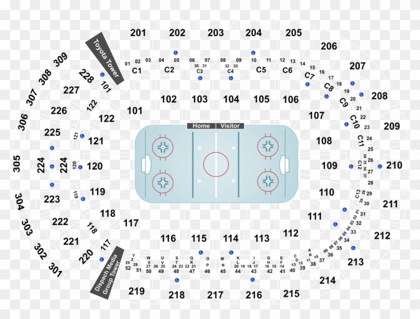 Nhl Eastern Conference Second Round - Uic Pavillion Seating Chart Clipart #2614746