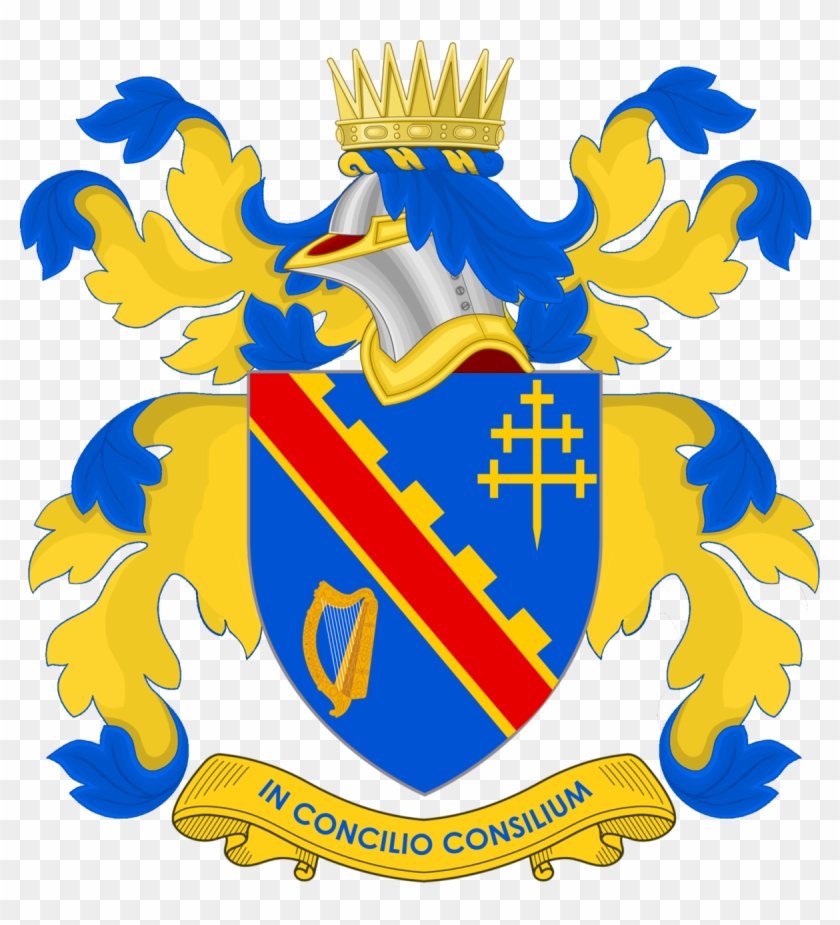 Stamford Raffles Coat Of Arms Clipart #2614878