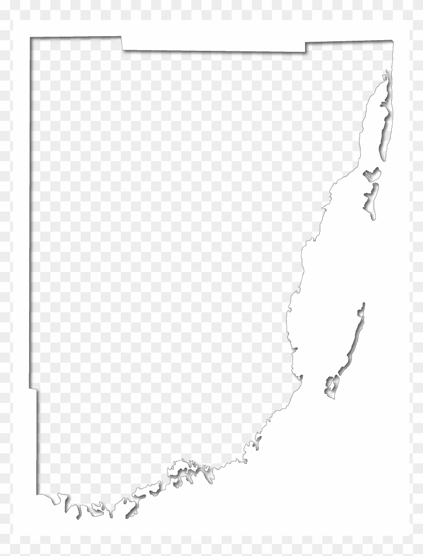 Florida Transparent - Miami Dade County Outline Clipart