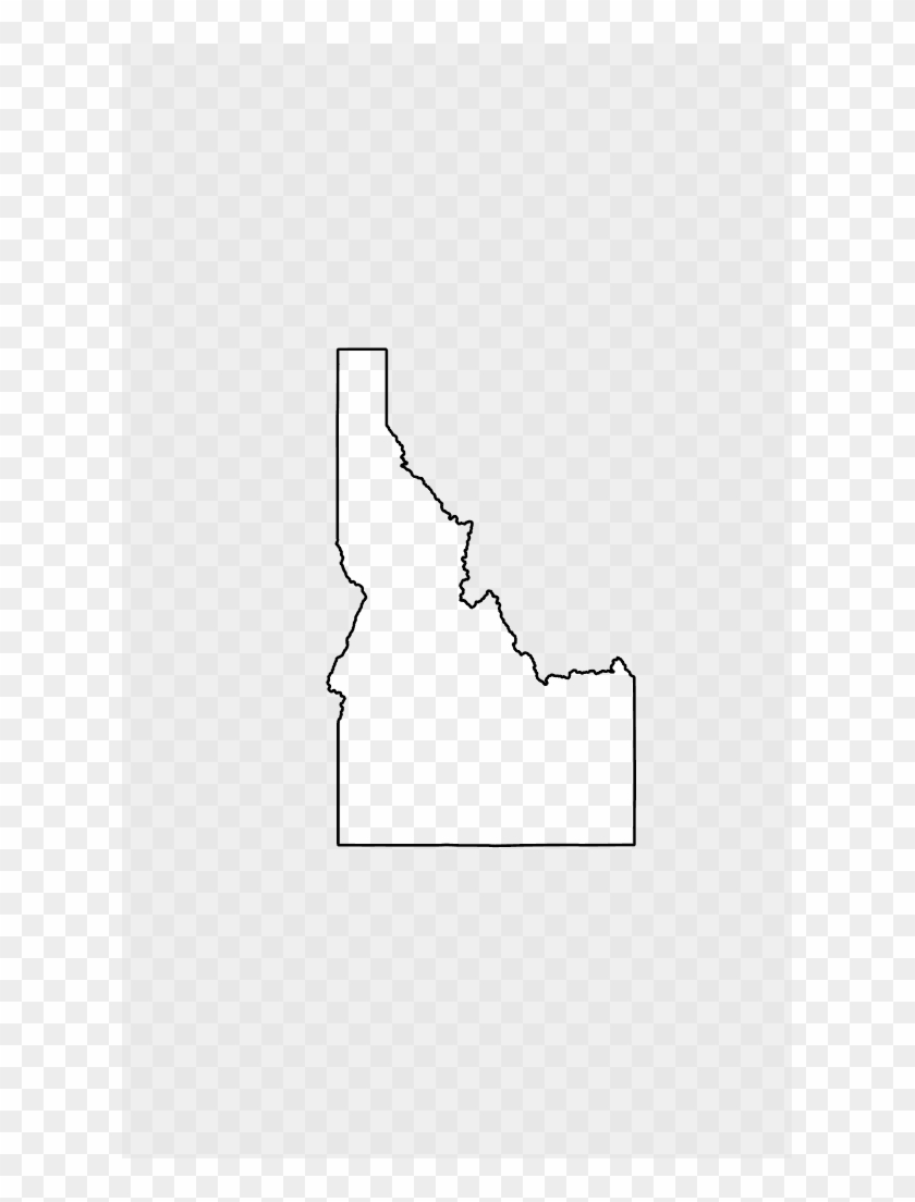 Idaho Drawing Silhouette - Idaho Outline Clipart