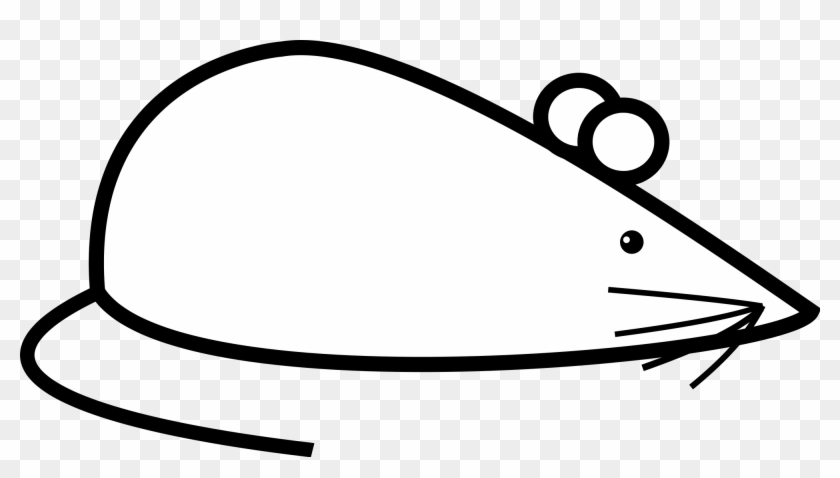 Mouse Svg Line Art - Simple Picture Of A Mouse Clipart #2615796