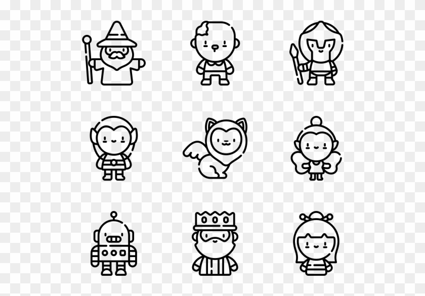 Fantastic Characters - Future Icons Clipart #2615868
