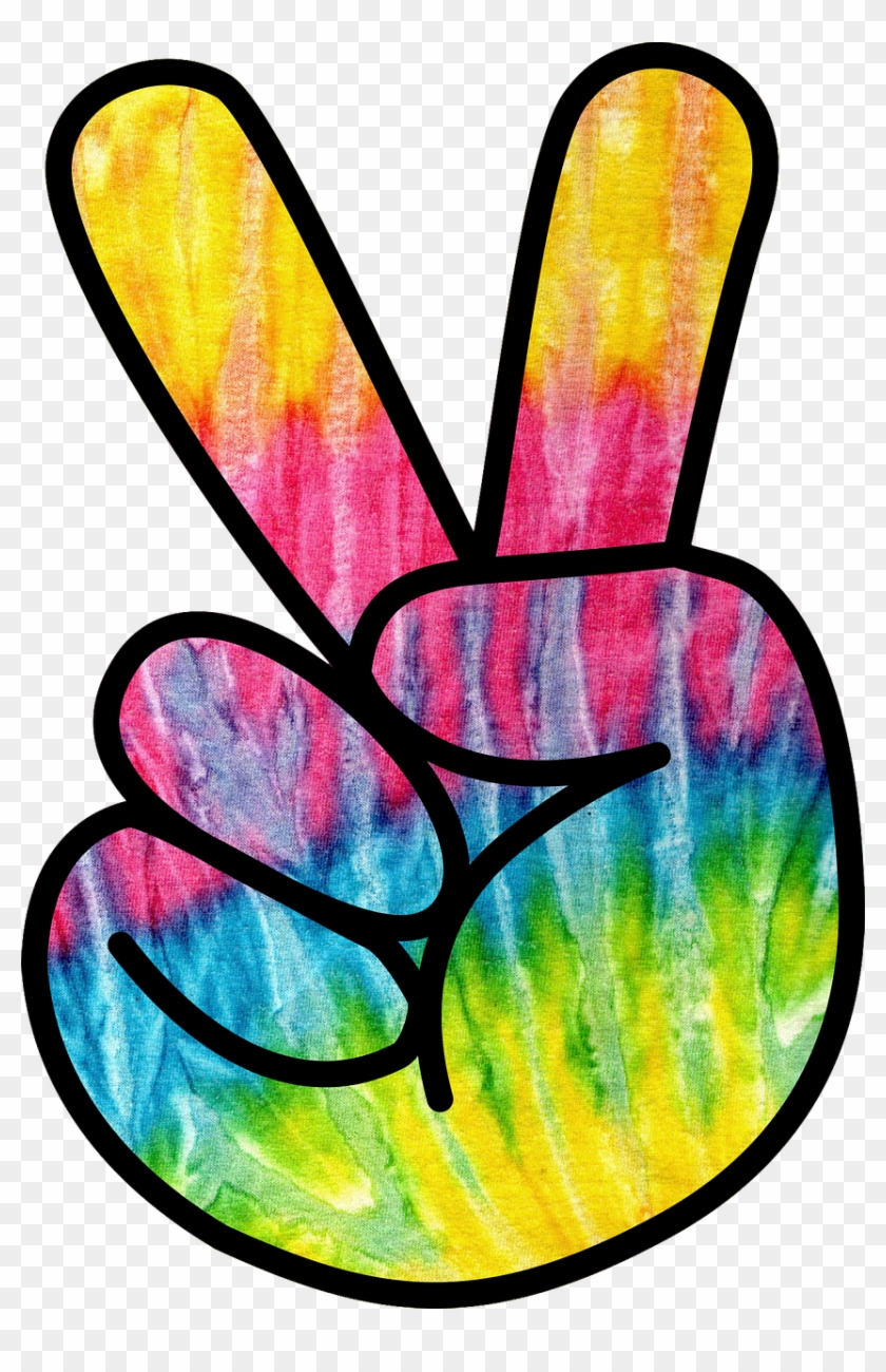 Psychedelic Peace Tie-die Hippie Png Image - Hippie Png Clipart