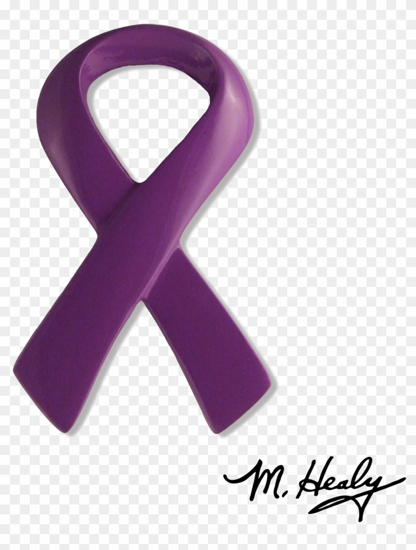 Purple Awareness Ribbon Png Hd - Ribbon Clipart #2616185