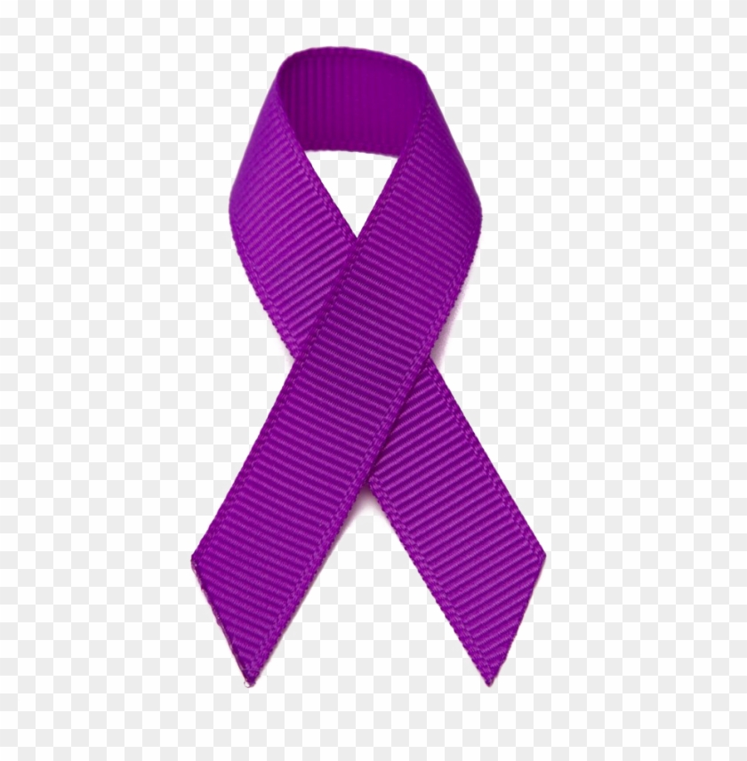 Purple Awareness Ribbon Png Background Image - Alzheimer's Ribbon Clipart #2616246