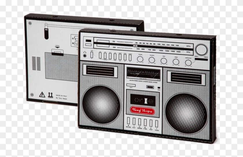Tag / Boom Box - Cassette Deck Clipart