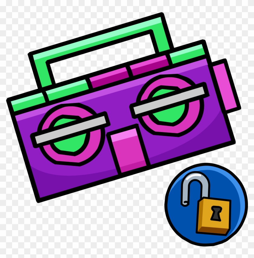 Boom Box Png - Codigo De Radio En Free Penguin Clipart #2616752