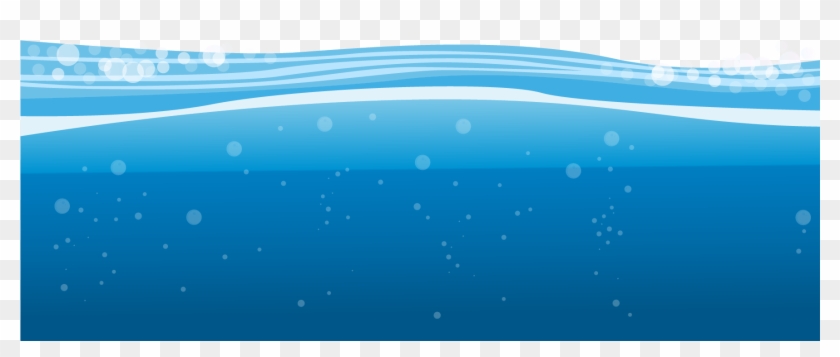Blue Sea Drawing Clipart #2616836