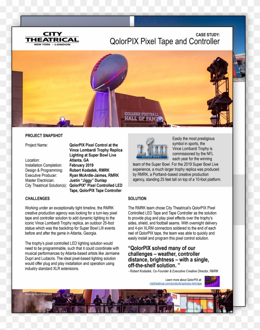 Case Study Lombardi Trophy Replica For Super Bowl Lviii - Big Money Rustlas (2010) Clipart