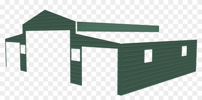 Barn Wall E Green - Shed Clipart