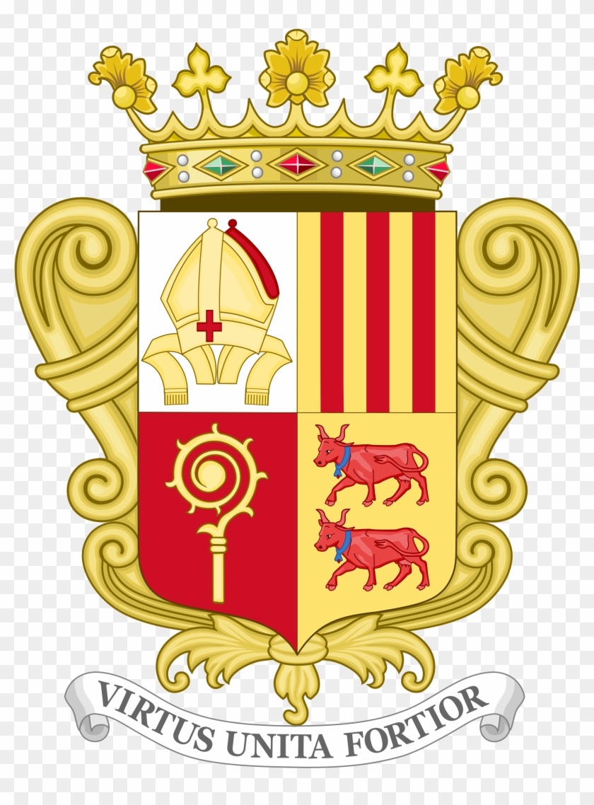 Vector Royalty Free Stock File Historical Coat Of Arms - Coat Of Arms Of Andorra Clipart